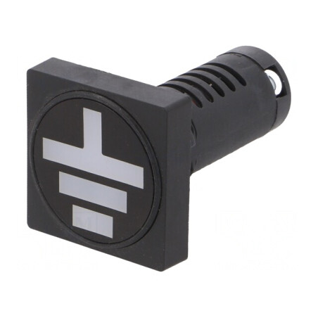 Indicator împământare 22mm 230V IP54 | Electronic-mag.ro | Componente Electronice