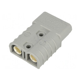 Mufă | cablu-cablu | hermafrodit | PIN: 2 | pe cablu | crimpat | gri | 36V | 1130-0211-04
