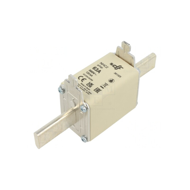 Siguranță ceramică gG 63A 500VAC 250VDC NHC2 | Electronic-mag.ro | Componente Electronice Siguranță ceramică gG 63A 500VAC 250VDC NHC2 | Electronic-mag.ro | Componente Electronice