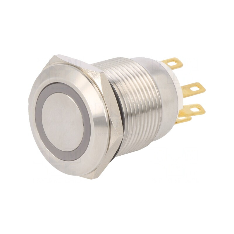 Comutator anti-vandalism roșu 24V IP65 | Electronic-mag.ro | Componente Electronice