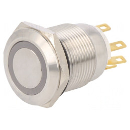 Comutator anti-vandalism roșu 24V IP65 | Electronic-mag.ro | Componente Electronice
