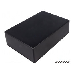 Carcasă universală ABS neagră 150x221x63mm | Electronic-mag.ro | Componente Electronice