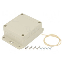 Carcasă Universală 80x85x40mm cu Lame de Fixare | Electronic-mag.ro | Componente Electronice