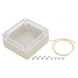 Carcasă Universală ABS IP65 Ritec 80x85x40mm | Electronic-mag.ro | Componente Electronice