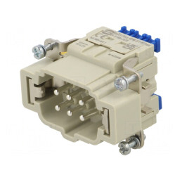 Conector HDC Inserturi Contact Tată Han ES Press PIN 6 | Electronic-mag.ro | Componente Electronice