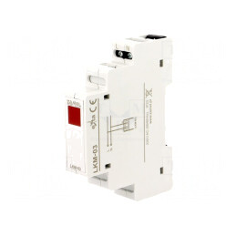 Indicator de Tensiune 230V pentru Șină DIN IP20 | Electronic-mag.ro | Componente Electronice