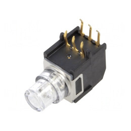 Comutator de apăsare SPDT 0,1A 32V IP40 | Electronic-mag.ro | Componente Electronice