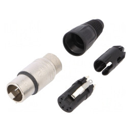 Mufă XLR Mamă 5 Pin pentru Cablu | Electronic-mag.ro | Componente Electronice