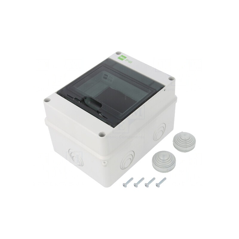 Carcasă pentru aparatură modulară IP55 Gri Deschis 5 Module | Electronic-mag.ro | Componente Electronice