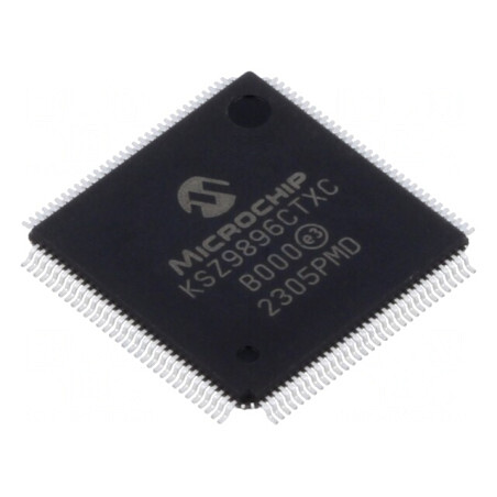 Interfață Ethernet Transceiver 10/100/1000Base-T TQFP128 KSZ9896CTXC | Electronic-mag.ro | Componente Electronice