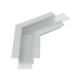 Conector 120° Aluminiu Anodizat Argintiu VARIO30-05 | Electronic-mag.ro | Componente Electronice