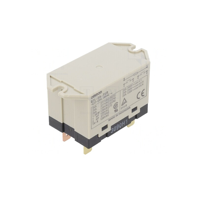 Releu Electromagnetic DPST-NO 24VAC G7L | Electronic-mag.ro | Componente Electronice