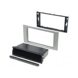 Cadru radio Ford 2 DIN argintiu | Electronic-mag.ro | Componente Electronice