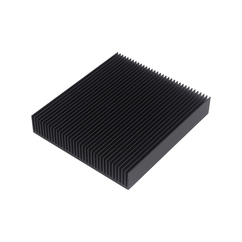Radiator extrudat cu aripioare negru 100x90x17mm | Electronic-mag.ro | Componente Electronice