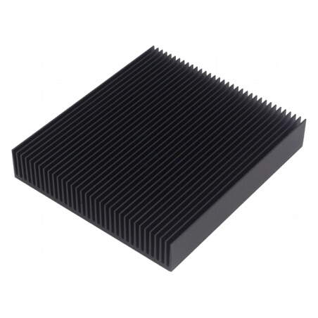 Radiator extrudat cu aripioare negru 100x90x17mm | Electronic-mag.ro | Componente Electronice