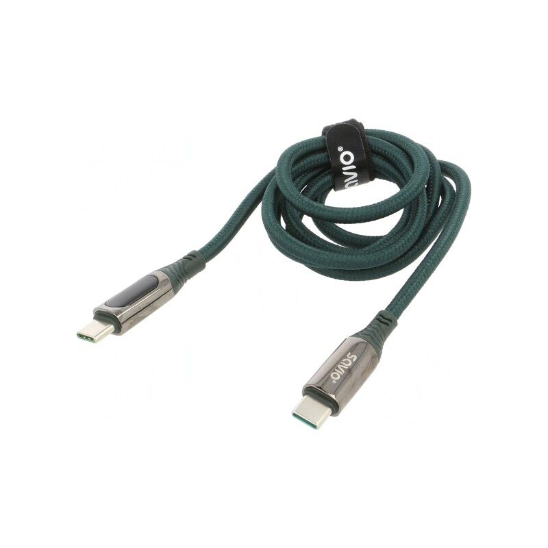 Cablu USB C 2.0 Negru 1m 480Mbps | Electronic-mag.ro | Componente Electronice