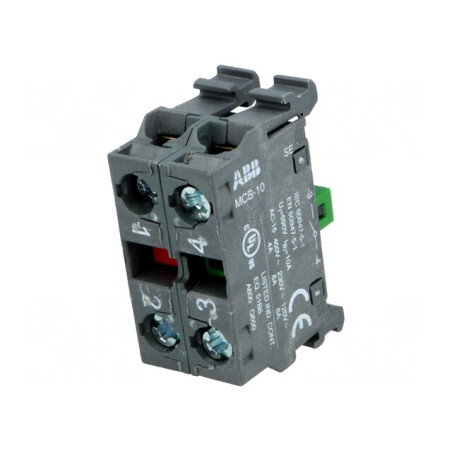 Element de Contact 22mm pentru Placă Frontală Pini NC NO | Electronic-mag.ro | Componente Electronice