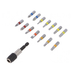 Kit Capete Șurubelniță 25mm și Suport Universal Magnetic | Electronic-mag.ro | Componente Electronice