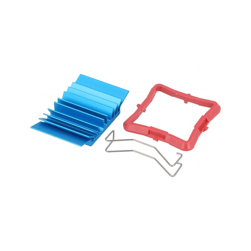 Radiator extrudat cu aripioare BGA albastru 27x27mm | Electronic-mag.ro | Componente Electronice Radiator extrudat cu aripioare BGA albastru 27x27mm | Electronic-mag.ro | Componente Electronice