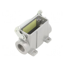 Carcasă pentru conectori HDC C146 A10 cu clichet | Electronic-mag.ro | Componente Electronice