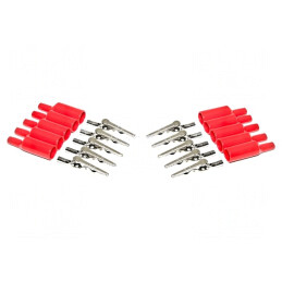Bornă crocodil 10A 51mm | Electronic-mag.ro | Componente Electronice