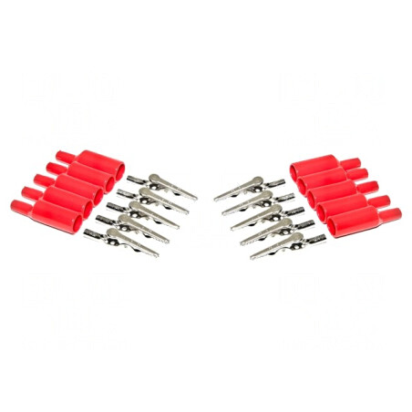 Bornă crocodil 10A 51mm | Electronic-mag.ro | Componente Electronice