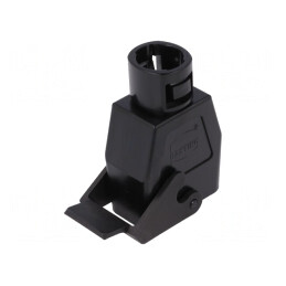 Carcasă pentru conectori HDC Han-Compact pe cablu drept | Electronic-mag.ro | Componente Electronice