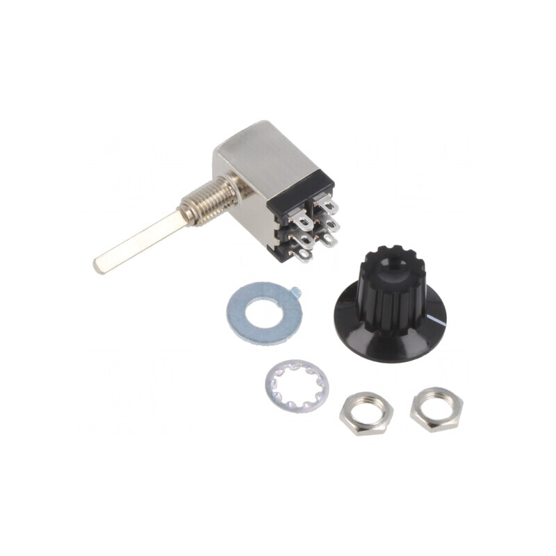 Comutator Rotativ DPDT 10A 125VAC 4A 30VDC | Electronic-mag.ro | Componente Electronice