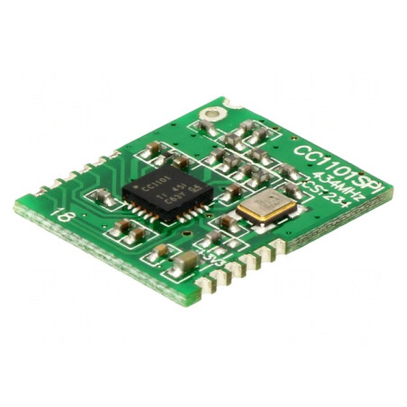 Modul RF 434MHz SPI 1,8-3,6V SMD 15x18mm | Electronic-mag.ro | Componente Electronice