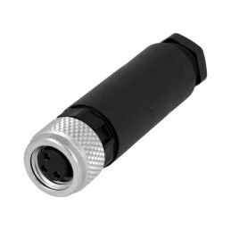 Conector M8 Mamă 3 Pin Pe Cablu | Electronic-mag.ro | Componente Electronice
