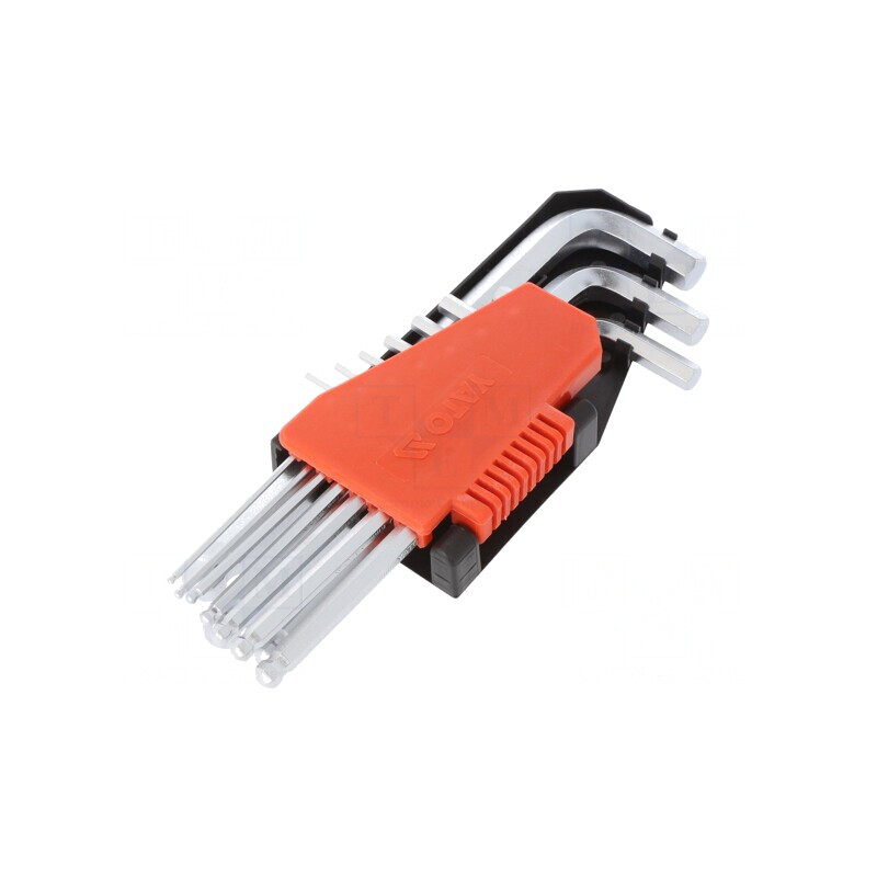 Set Chei Imbus Sferic 10 Bucăți Oțel Crom-Vanadium | Electronic-mag.ro | Componente Electronice
