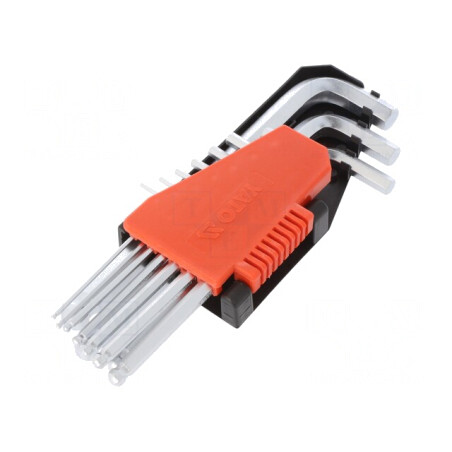 Set Chei Imbus Sferic 10 Bucăți Oțel Crom-Vanadium | Electronic-mag.ro | Componente Electronice