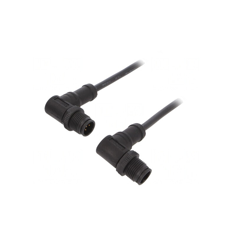 Cablu Senzori Automatizări M12-M12 1m | Electronic-mag.ro | Componente Electronice