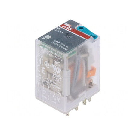 Releu Electromagnetic 4PDT 125VDC 6A | Electronic-mag.ro | Componente Electronice