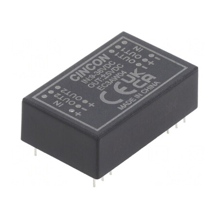 Convertor DC/DC 3W 9-36V la 5V/-5V DIP24 EC3AW04 | Electronic-mag.ro | Componente Electronice