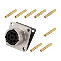 Conector Circular 8-PIN Mamă RT360 Gold | Electronic-mag.ro | Componente Electronice