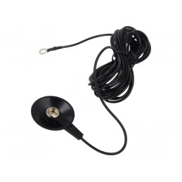Cablu Împământare ESD Negru 4,5m 1MΩ | Electronic-mag.ro | Componente Electronice