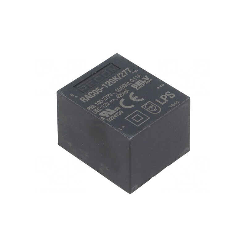Convertor AC/DC 5W 12V | Electronic-mag.ro | Componente Electronice