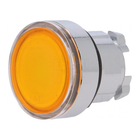 Comutator apăsare 22mm portocaliu stabil | Electronic-mag.ro | Componente Electronice