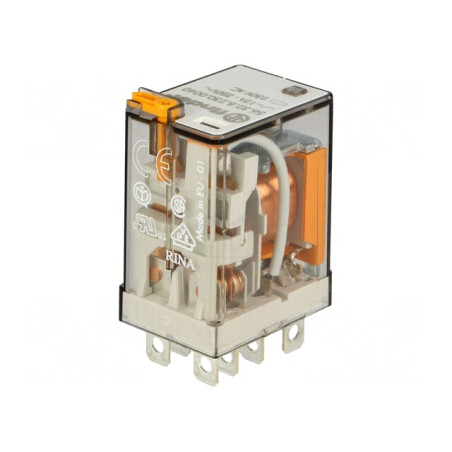 Releu Electromagnetic DPDT 230VAC 20A | Electronic-mag.ro | Componente Electronice