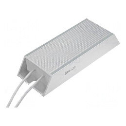 Rezistor bobinat cu radiator 100Ω 200W ±5% 165x60x30mm | Electronic-mag.ro | Componente Electronice