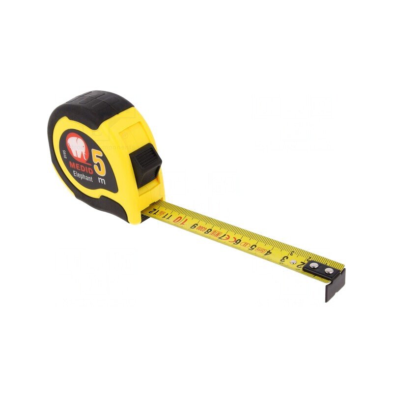 Ruletă de măsură 5m 19mm ABS/Gumă | Electronic-mag.ro | Componente Electronice