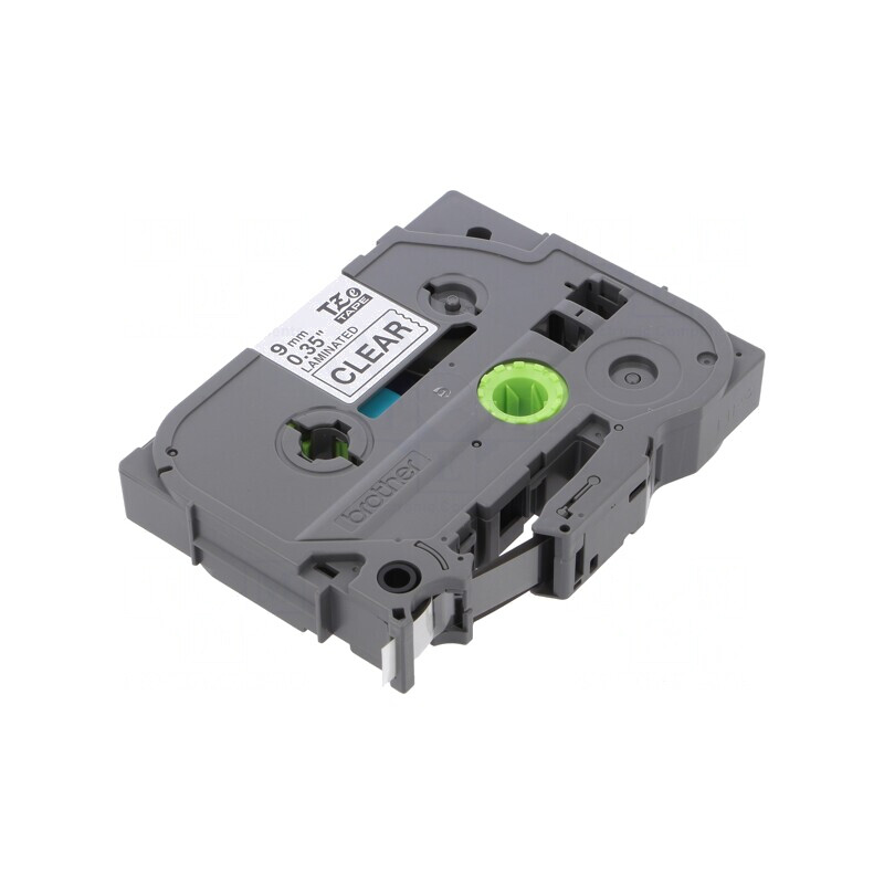 Bandă Transparentă 9mm x 8m cu Scris Negru | Electronic-mag.ro | Componente Electronice