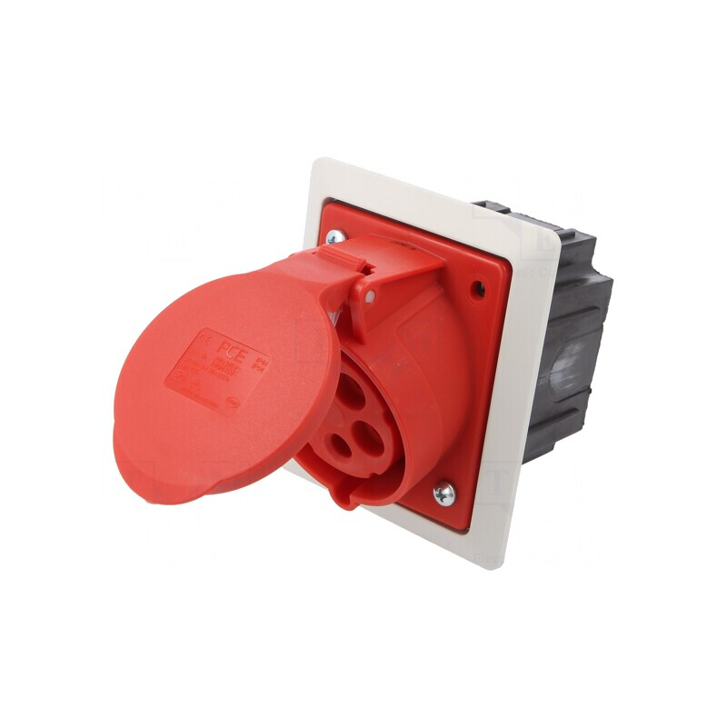 Conector de alimentare AC trifazat 32A 400VAC IP44 | Electronic-mag.ro | Componente Electronice