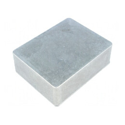 Carcasă Universală Aluminiu IP54 1590BBS 94x120x42mm | Electronic-mag.ro | Componente Electronice