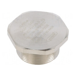 Capac de protecție IP68 din alamă nichelată M32 1.5 | Electronic-mag.ro | Componente Electronice