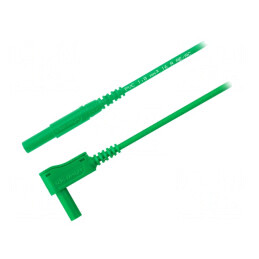 Cablu de măsurare 16A 0,5m verde PVC | Electronic-mag.ro | Componente Electronice