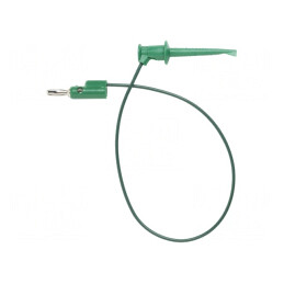 Cablu de măsurare verde 1,219m 60VDC 30VAC 5A | Electronic-mag.ro | Componente Electronice