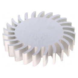 Radiator LED Rotund 105mm x 20mm | Electronic-mag.ro | Componente Electronice