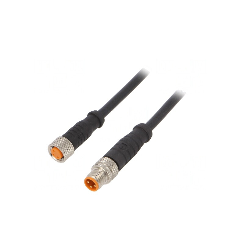 Cablu de Conectare M8 3 PIN 1,5m 50VAC 4A | Electronic-mag.ro | Componente Electronice